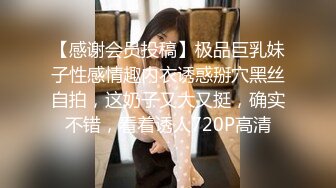 【感谢会员投稿】极品巨乳妹子性感情趣内衣诱惑掰穴黑丝自拍，这奶子又大又挺，确实不错，看着诱人720P高清