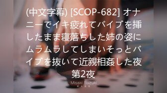 (中文字幕) [SCOP-682] オナニーでイキ疲れてバイブを挿したまま寝落ちした姉の姿にムラムラしてしまいそっとバイブを抜いて近親相姦した夜第2夜