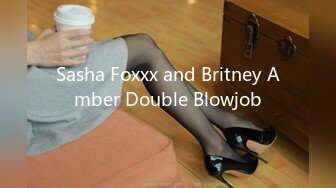 Sasha Foxxx and Britney Amber Double Blowjob