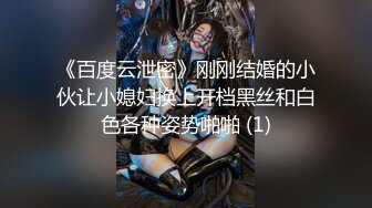 《百度云泄密》刚刚结婚的小伙让小媳妇换上开档黑丝和白色各种姿势啪啪 (1)