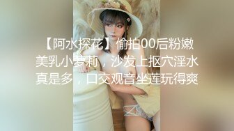 【阿水探花】偷拍00后粉嫩美乳小萝莉，沙发上抠穴淫水真是多，口交观音坐莲玩得爽