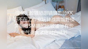 阅女无数猥琐眼镜摄影师KK哥不在工作室玩转战宾馆野模萍姐被SM搞的比较凄惨有些生气说太紧疼对白精彩