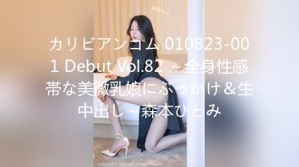 カリビアンコム 010823-001 Debut Vol.82 ～全身性感帯な美微乳娘にぶっかけ＆生中出し～森本ひとみ