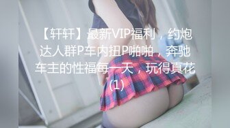 【轩轩】最新VIP福利，约炮达人群P车内扭P啪啪，奔驰车主的性福每一天，玩得真花 (1)